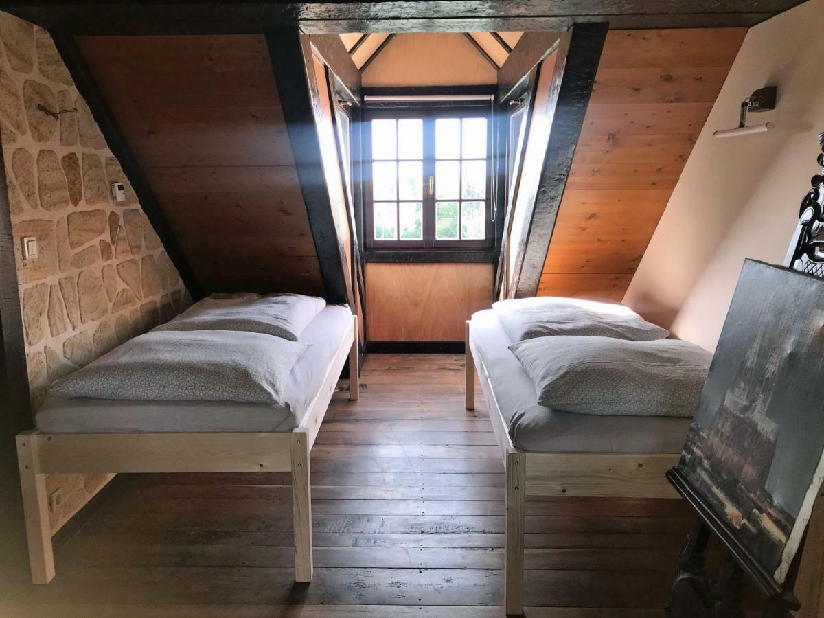 Fewo Turmzimmer Im Rittergut Leppersdorf Bei Dresden Eksteriør billede